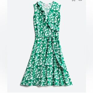 Leota Aneeka Knit Faux Wrap Dress, Size Medium